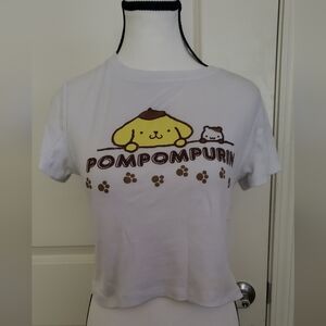 Sanrio Pompompurin Crop Top